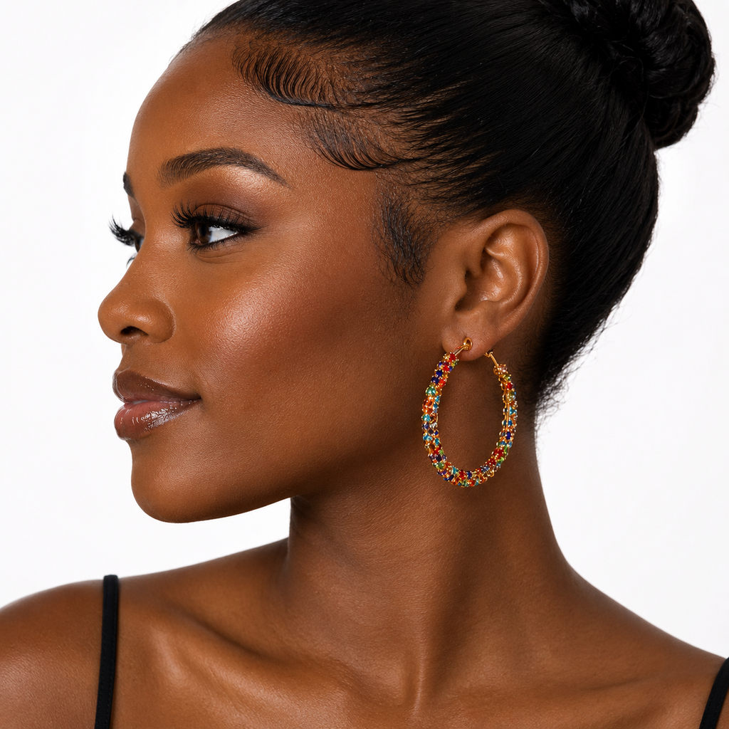 Junkanoo Jewels Hoops