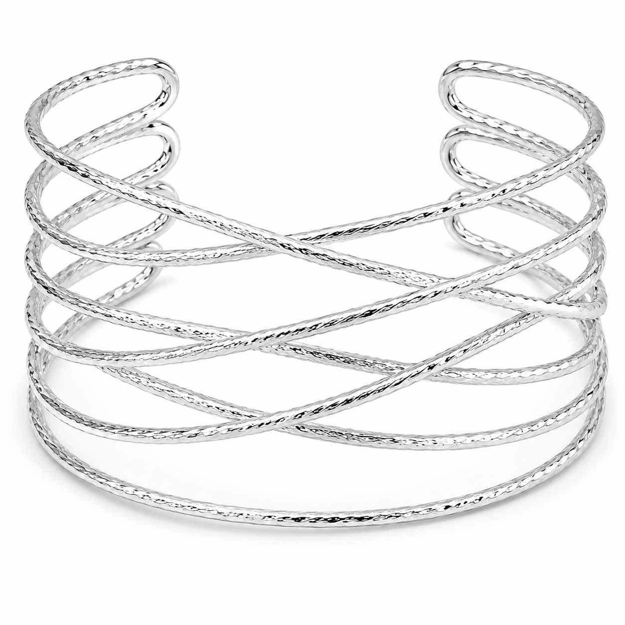 Siver Daze Charm Cuff