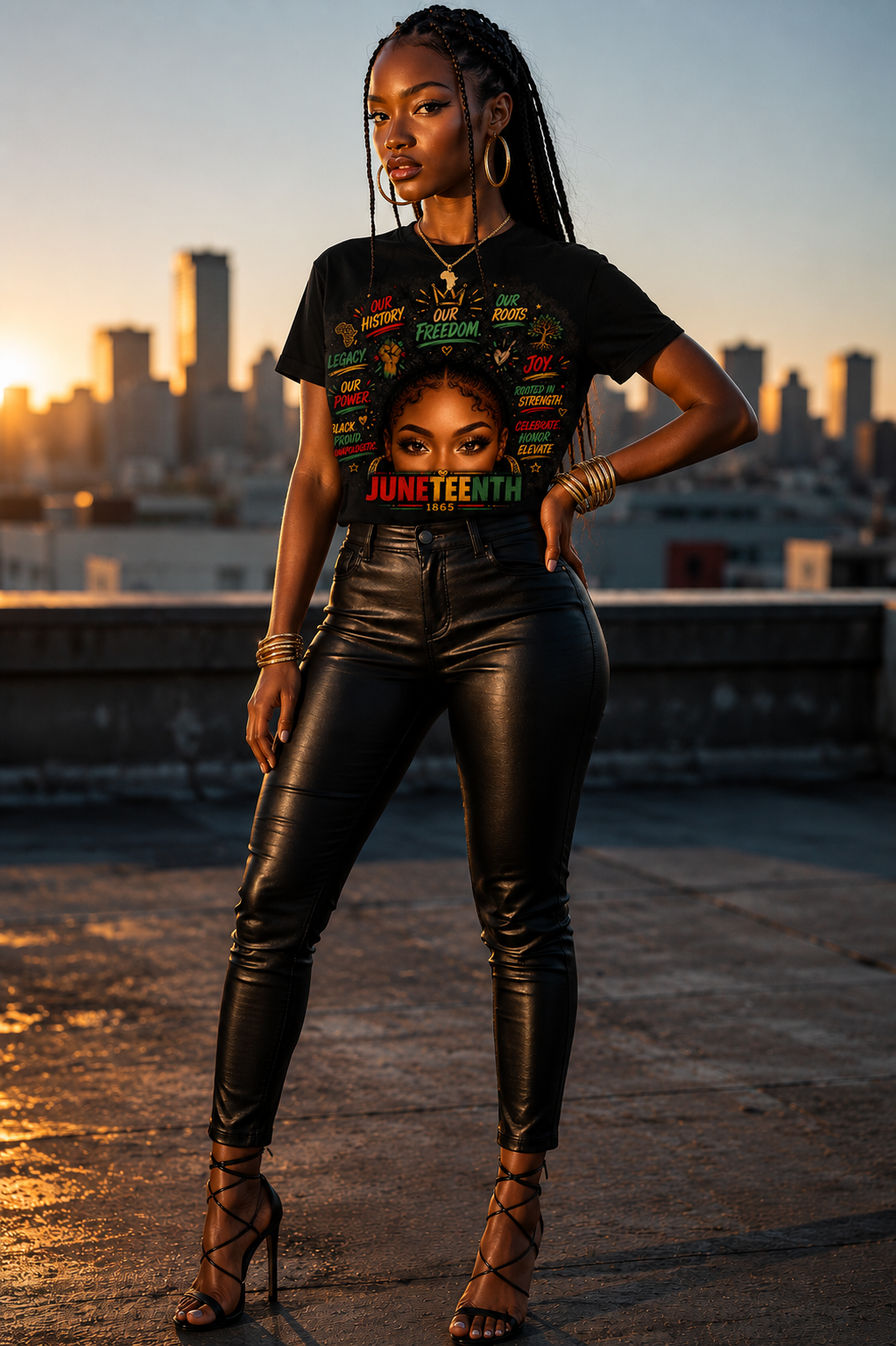 Juneteenth Fro Tee
